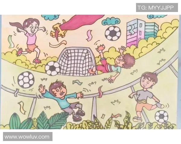 我心目中最具魅力的足球明星及其精彩瞬间的绘画作品欣赏